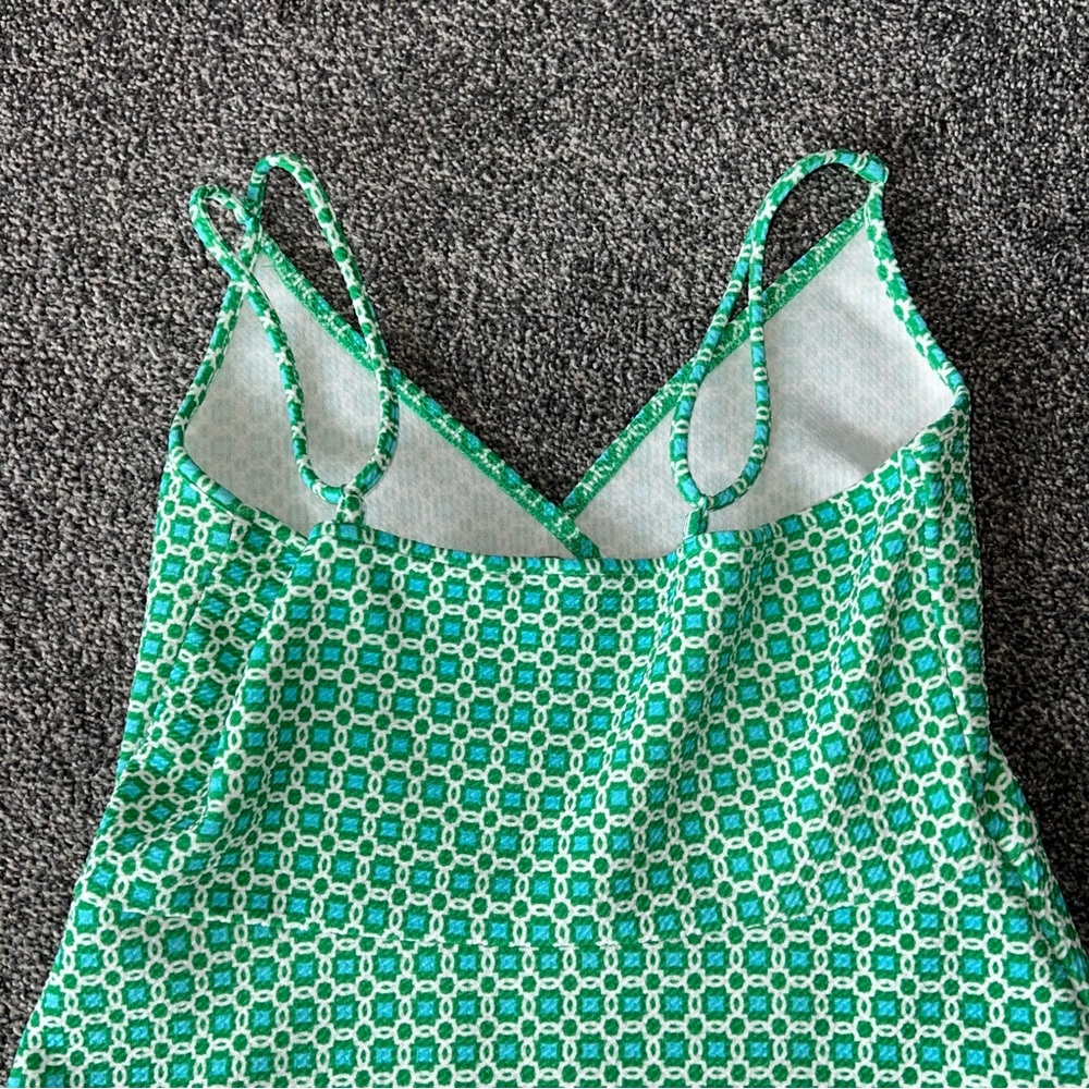 Aeropostale Green and Blue Mini Dress - Picture 6 of 11